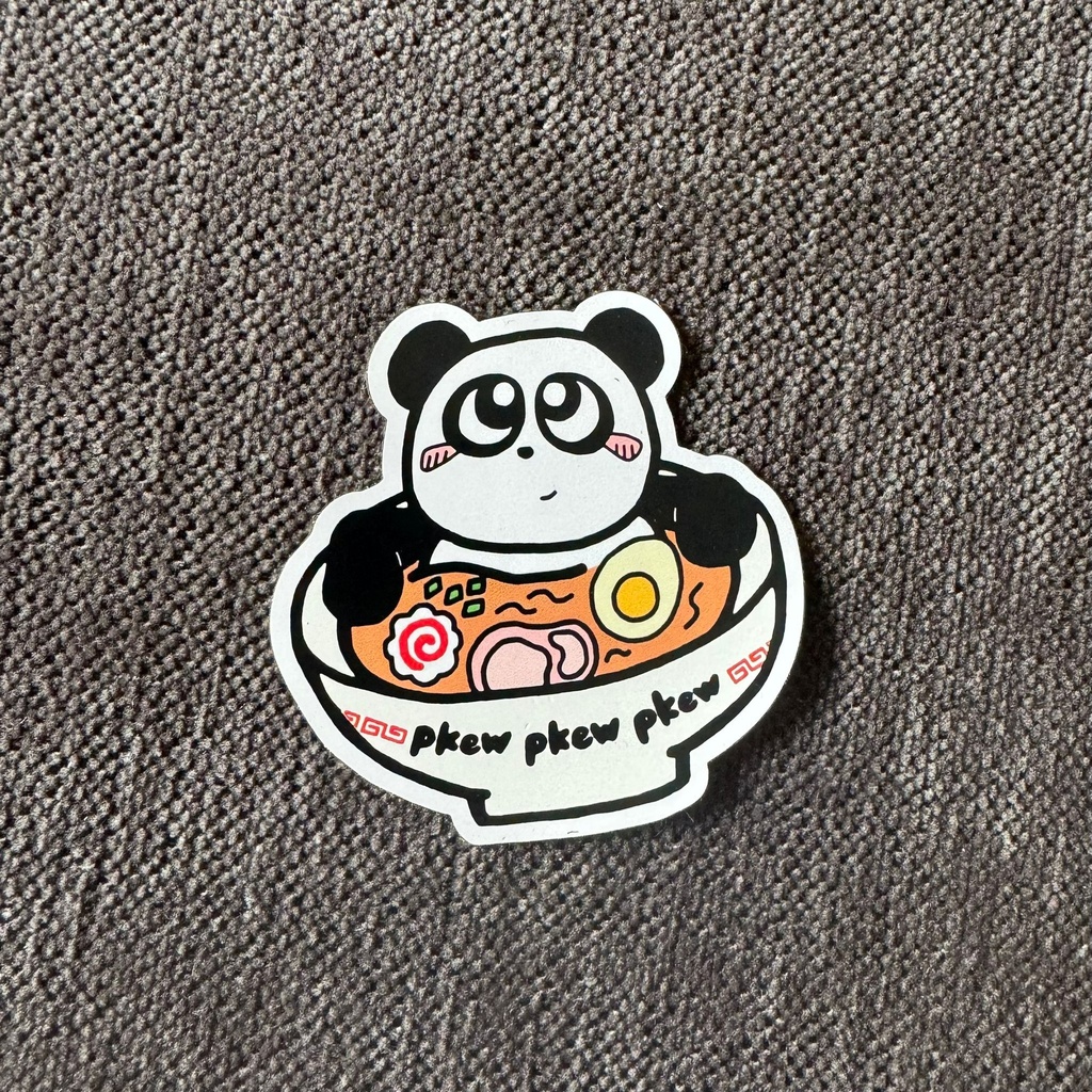 Pkew Pkew Pkew Ramen Magnet