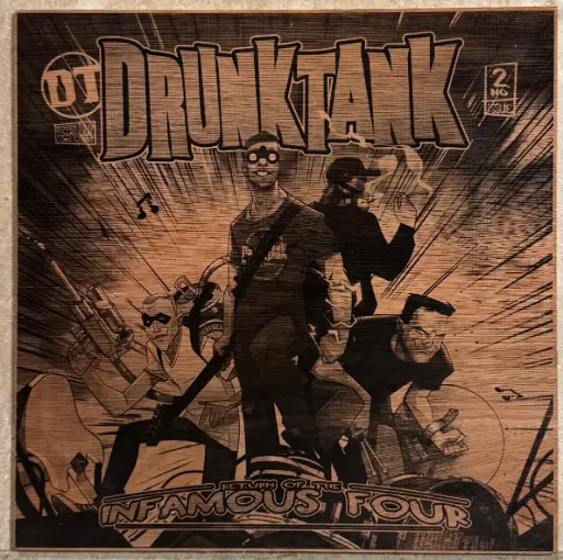 Test Pressing Drunktank - Return Of The Infamous Four